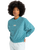 The Quiksilver Womens Collection Womens Tropic Day Sponge Fleece Sweatshirt in Brittany Blue