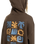 The Quiksilver  Womens Standard Hoodie in Chocolate Brown