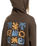 The Quiksilver  Womens Standard Hoodie in Chocolate Brown