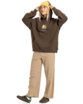 The Quiksilver  Womens Standard Hoodie in Chocolate Brown
