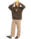 The Quiksilver  Womens Standard Hoodie in Chocolate Brown