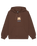 The Quiksilver  Womens Standard Hoodie in Chocolate Brown