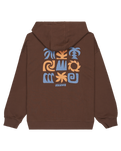 The Quiksilver  Womens Standard Hoodie in Chocolate Brown