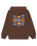 The Quiksilver  Womens Standard Hoodie in Chocolate Brown