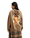 The Quiksilver Womens Standard Hoodie in Pine Bark