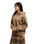 The Quiksilver Womens Standard Hoodie in Pine Bark