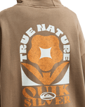 The Quiksilver Womens Standard Hoodie in Pine Bark
