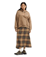 The Quiksilver Womens Standard Hoodie in Pine Bark