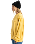 The Quiksilver  Womens Essential Sweatshirt in Rattan