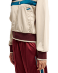 The Quiksilver Womens Brooklyn Zip Fleece Jacket in Peyote
