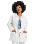 The Quiksilver Womens Collection Womens Workwear Jacket in Snow White