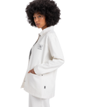 The Quiksilver Womens Collection Womens Workwear Jacket in Snow White