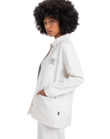 The Quiksilver Womens Collection Womens Workwear Jacket in Snow White