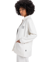 The Quiksilver Womens Collection Womens Workwear Jacket in Snow White
