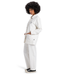 The Quiksilver Womens Collection Womens Workwear Jacket in Snow White