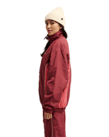 The Quiksilver Womens Red Castle Jacket in Oxblood Red