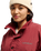The Quiksilver Womens Red Castle Jacket in Oxblood Red