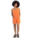 The Quiksilver Womens Collection Womens Katryn Romper in Coral Gold