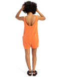 The Quiksilver Womens Collection Womens Katryn Romper in Coral Gold