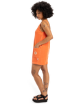 The Quiksilver Womens Collection Womens Katryn Romper in Coral Gold