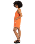 The Quiksilver Womens Collection Womens Katryn Romper in Coral Gold
