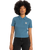 The Quiksilver Womens Collection Womens Nightcall Polo Shirt in Real Teal