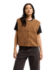 The Quiksilver Womens Cropped Cardigan in Rawhide