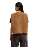 The Quiksilver Womens Cropped Cardigan in Rawhide