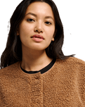 The Quiksilver Womens Cropped Cardigan in Rawhide