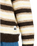 The Quiksilver  Womens Bukit Cardigan in Chocolate Brown Stripes