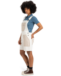 The Quiksilver Womens Collection Womens Lya Dungarees in Snow White