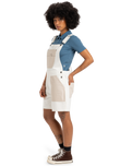 The Quiksilver Womens Collection Womens Lya Dungarees in Snow White