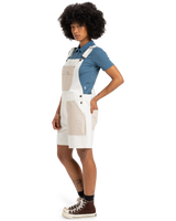The Quiksilver Womens Collection Womens Lya Dungarees in Snow White
