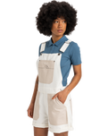 The Quiksilver Womens Collection Womens Lya Dungarees in Snow White