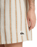 Garrison Dress in Bone White Lomas Stripe