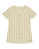 Garrison Dress in Bone White Lomas Stripe