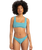 The Quiksilver Womens Collection Womens Dark Roy Bikini Top in Brittany Blue