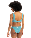 The Quiksilver Womens Collection Womens Dark Roy Bikini Top in Brittany Blue