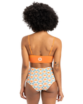 The Quiksilver Womens Collection Womens Melly Bikini Top in Coral Gold