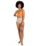 The Quiksilver Womens Collection Womens Melly Bikini Top in Coral Gold