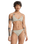 Clickity Clack Bikini Top in Tobacco Clickity Stripe