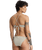 Clickity Clack Bikini Bottoms in Tobacco Clickity Stripe