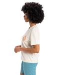 The Quiksilver Womens Collection Womens Standard T-Shirt in Birch