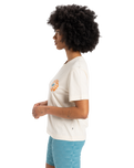 The Quiksilver Womens Collection Womens Standard T-Shirt in Birch