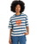 The Quiksilver Womens Collection Womens Boyfriend Crop T-Shirt in Real Teal