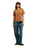 The Quiksilver Womens Essential T-Shirt in Rawhide