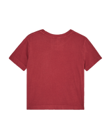 The Quiksilver Womens Essential T-Shirt in Oxblood Red