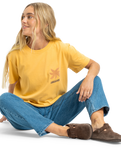 The Quiksilver  Womens Standard T-Shirt in Rattan