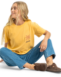 The Quiksilver  Womens Standard T-Shirt in Rattan