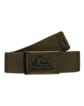 The Quiksilver Principal Schwack Belt in Grape Leaf